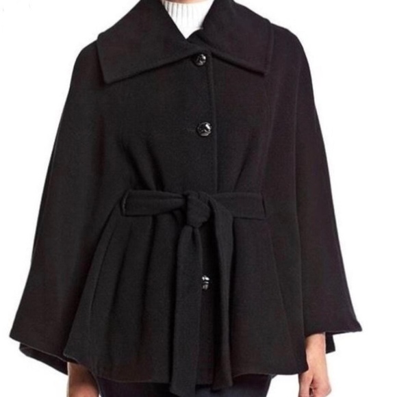 calvin klein wool cape
